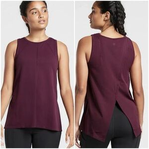 Athleta Foothill Seamless Tank Top Women's XL Spiced Cabernet